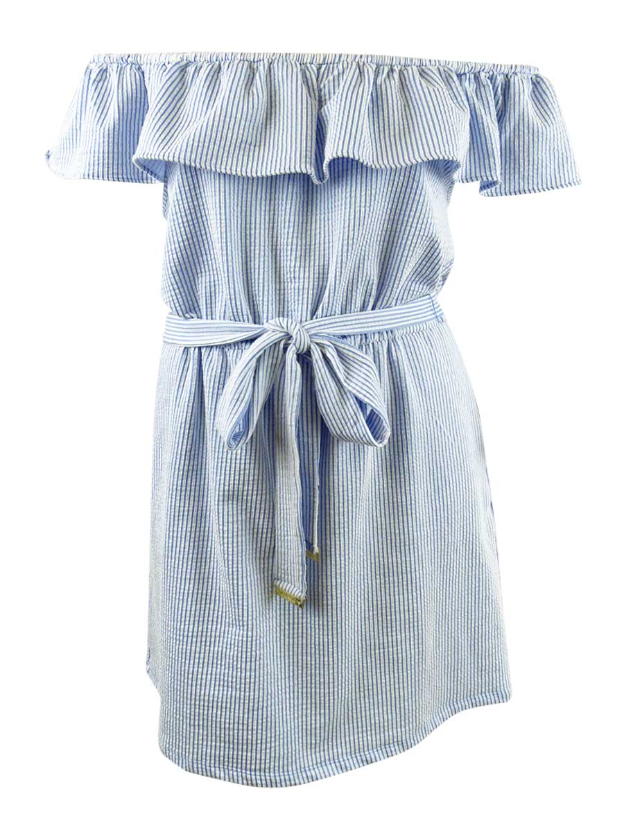 ワンピース Michael Michael Kors OFF SHOULDER MIDI DRESS MICHAEL Michael Kors TWIST OFF SHOULDER MIDI DRESS
